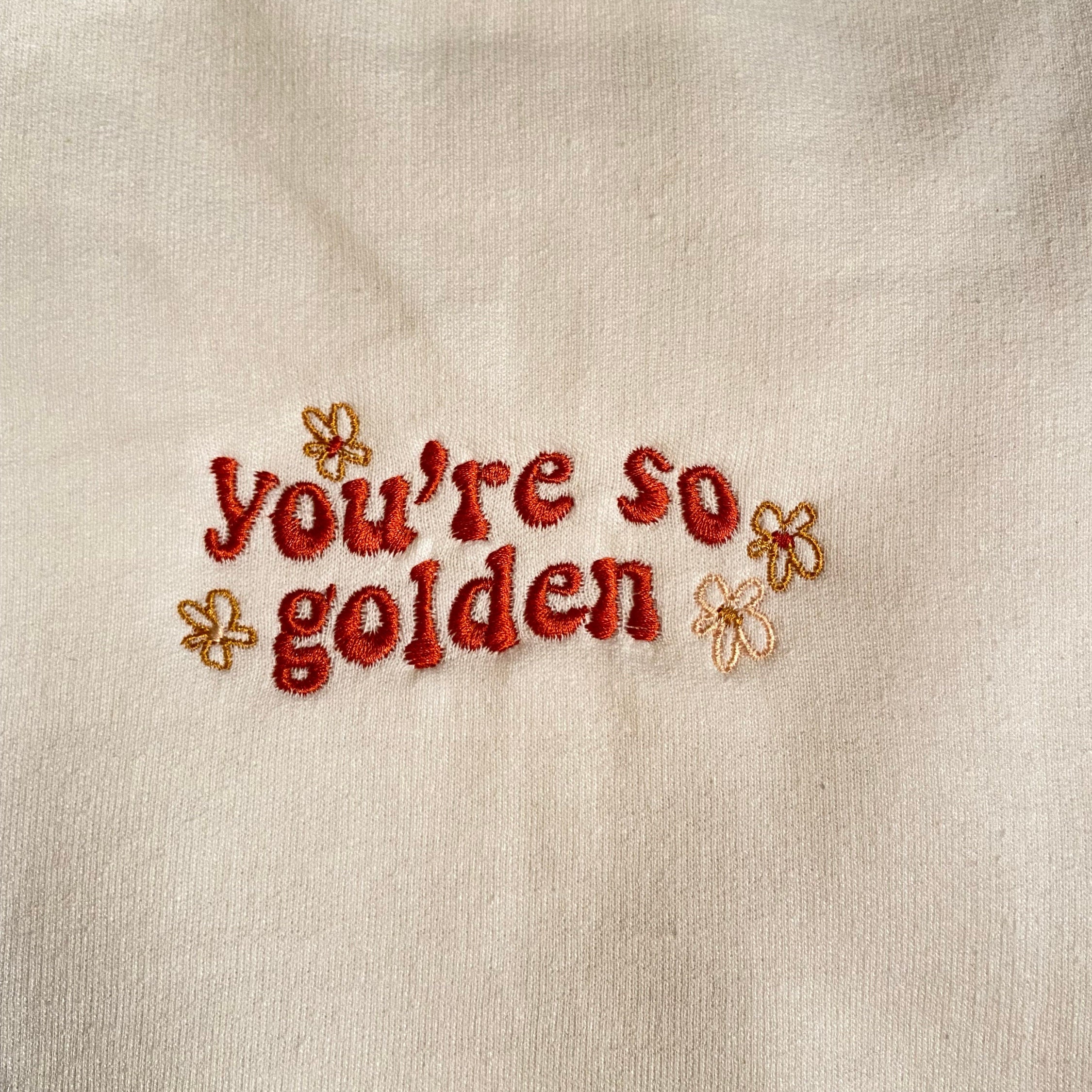 Golden Harry Styles Sweatshirt Etsy