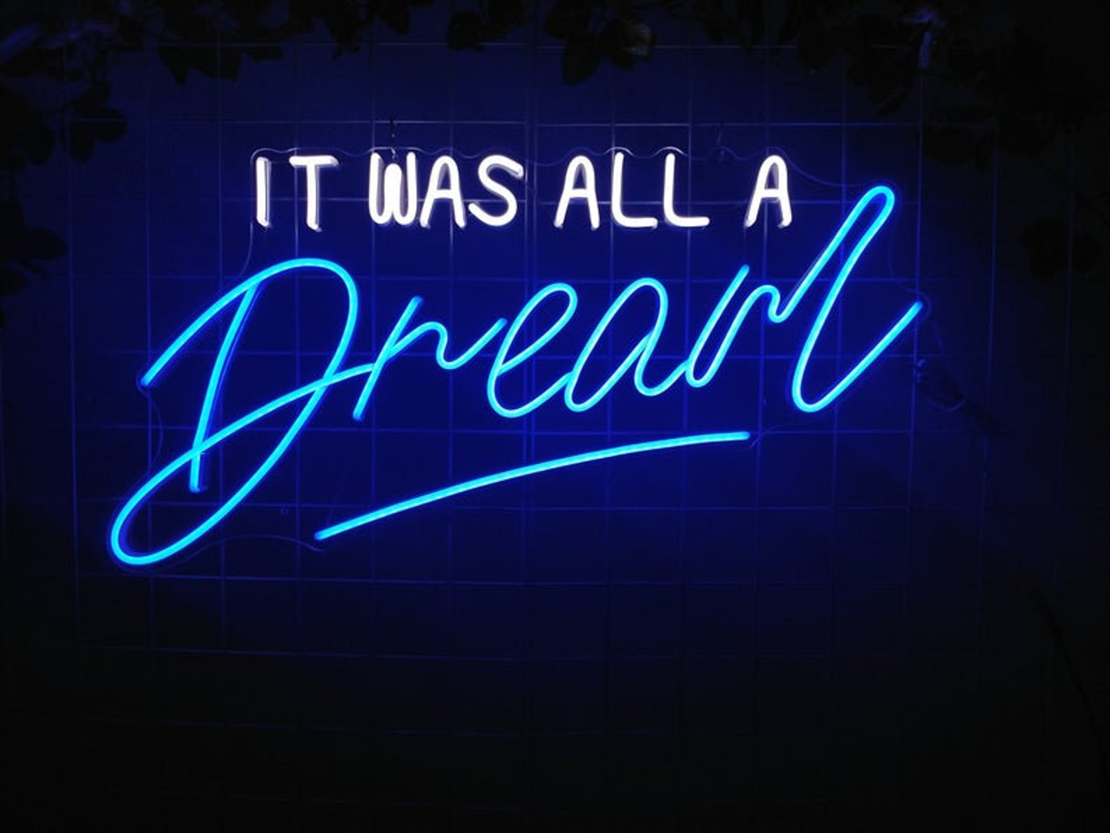 It was all a dream Neon Light Sign Custom Led Flex Visual Art Etsy It was all a dream Neon Light Sign Custom Led Flex Visual Art Etsy