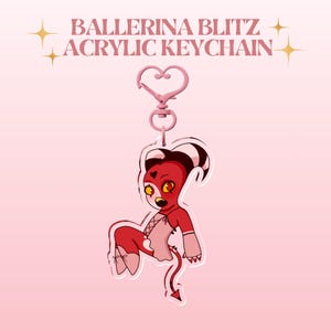 ballerina blitz keychain