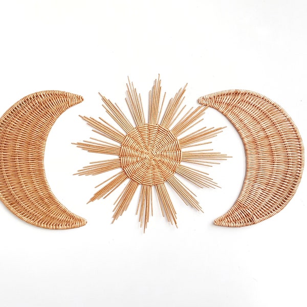 Wicker Wall Decor Etsy