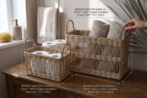 tobacco basket in bathroom Baskets the Laundry Room Dust Bunnies and Dog Toys A three Antique Tobacco Baskets & Being