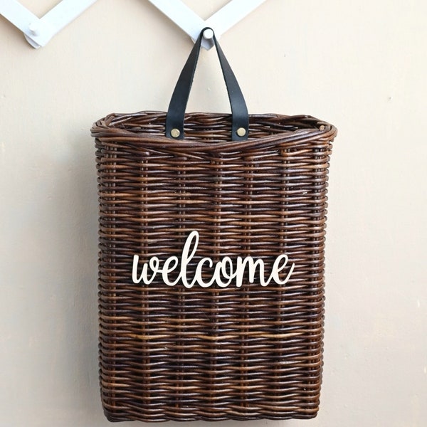 Front Door Basket Wreath Etsy