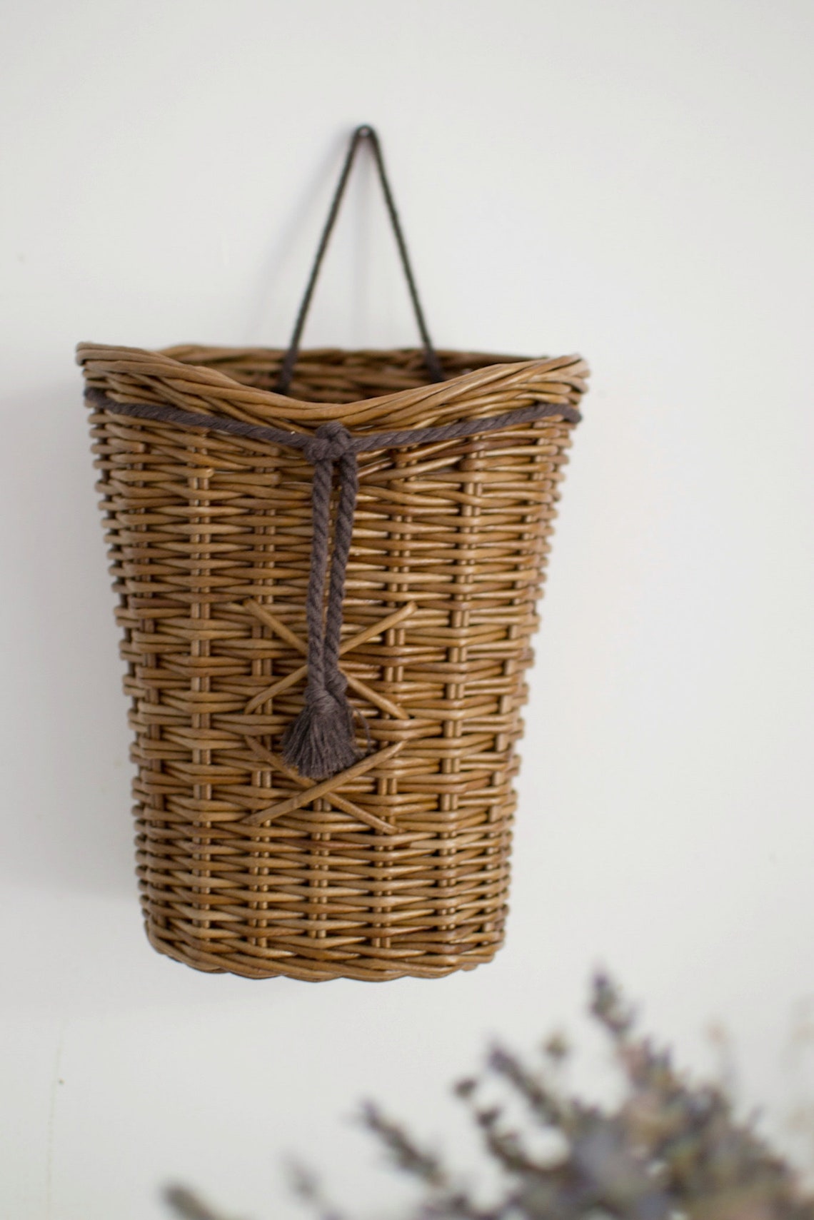 Flower Door Basket Door Basket Flower Basket Front Door Etsy