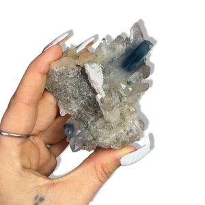 Rare High Quality Blue Tara Quartz Cluster, Home Decor, Gifts for her, Healing Stones, Genuine Crystal