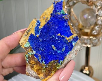 High Quality, Druzy Azurite, Genuine Crystal