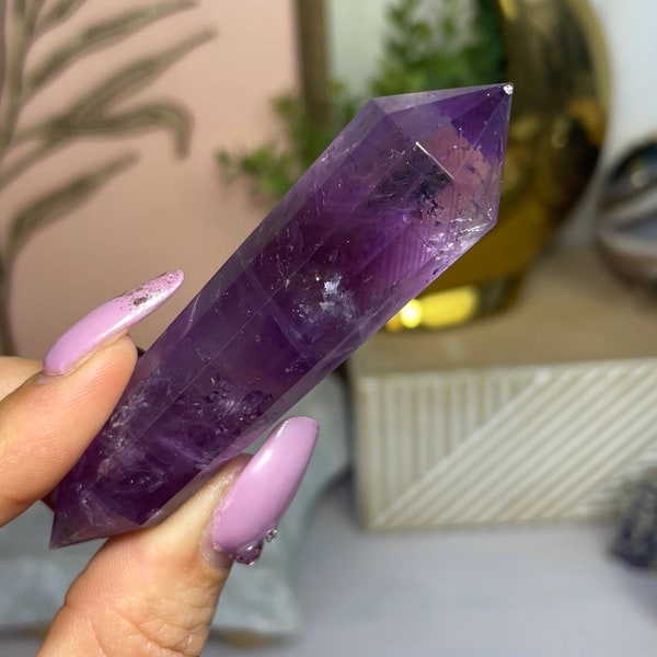 High Quality, Ametrine Vogel w/ Phantoms, Genuine Crystal