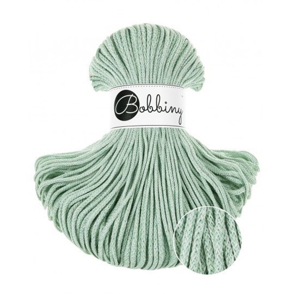 Bobbiny Mint Shake Braided Macrame Cord in 3mm, 5mm and 9mm sizes