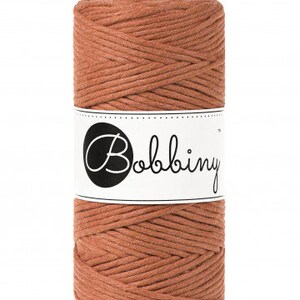 Bobbiny Terracotta Macrame Cotton Cord 1.5mm, 3mm, 5mm and 9mm