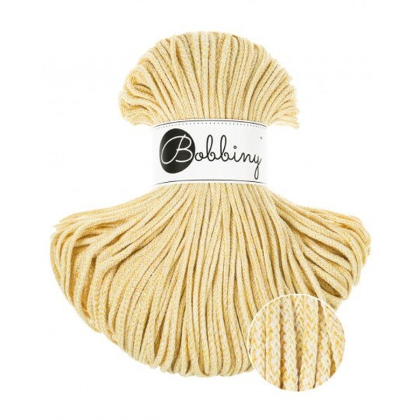 Bobbiny Banana Shake Braided Macrame Cord in 3mm, 5mm and 9mm sizes