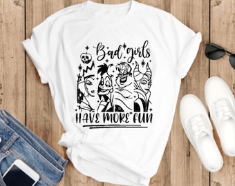 Disney Villains, Villains, Shirt, Vinyl, Iron-on, Heat Transfer, Disney, T-Shirt, Disneyland, Disneyworld