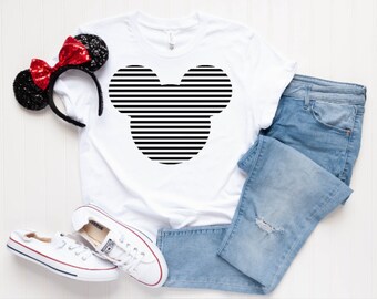 Disney, Heart, Mickey, Vinyl, Iron-on, Heat Transfer, Disney, Shirt, T-Shirt, Minnie, Disneyland, Disneyworld