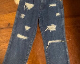 Vintage Distressed Wrangler Jeans 28x30