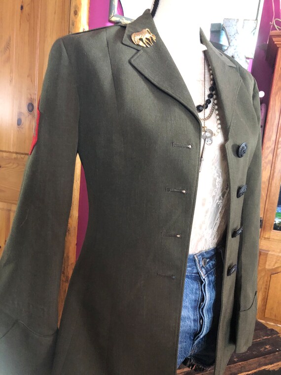 Fitted army jacket hot sale