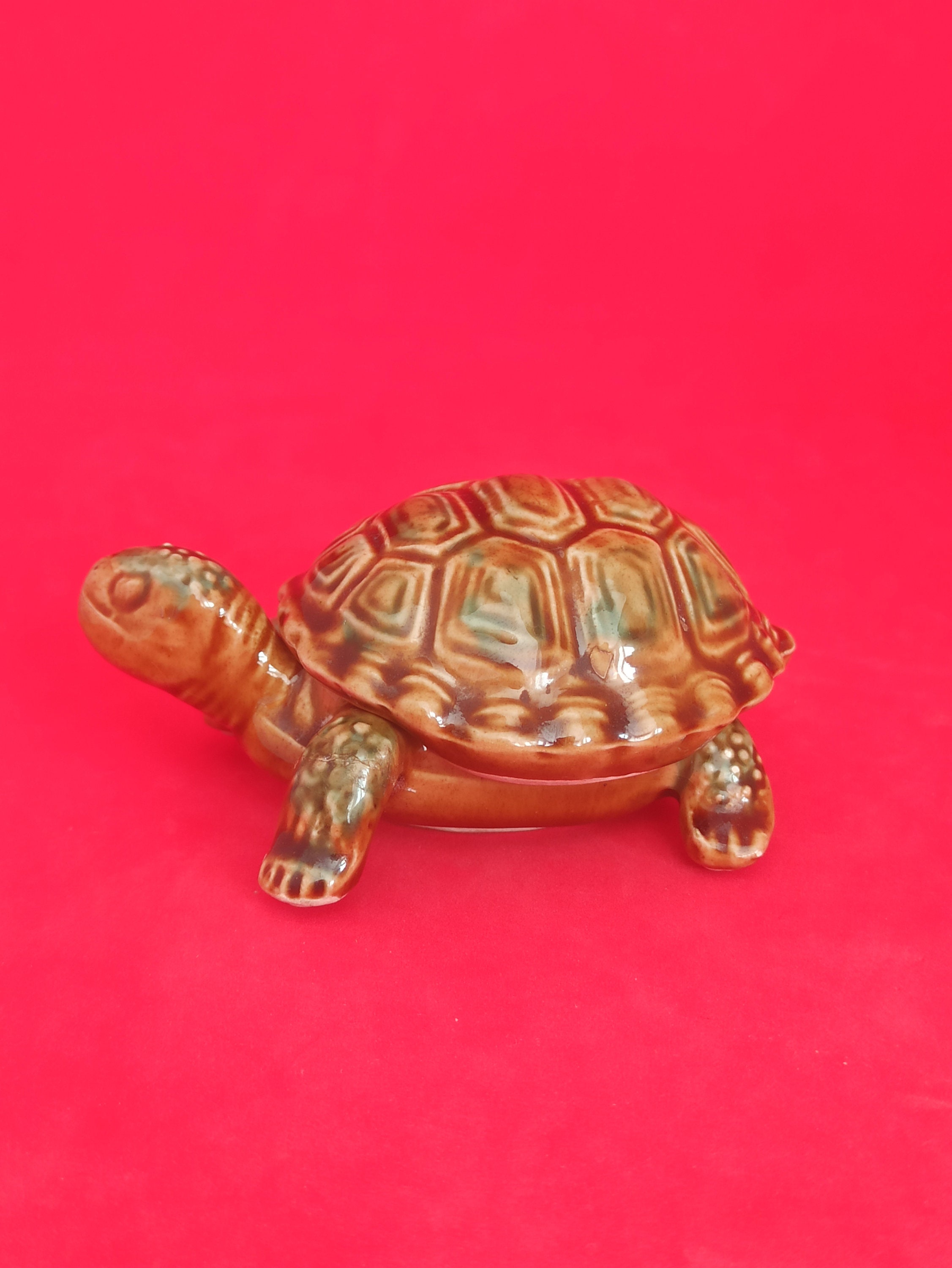 Petite Tortue Céramique Ancienne Collection - 4 Cm