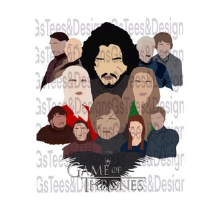 Game of Thrones,faceless ,sublimation,tee design,