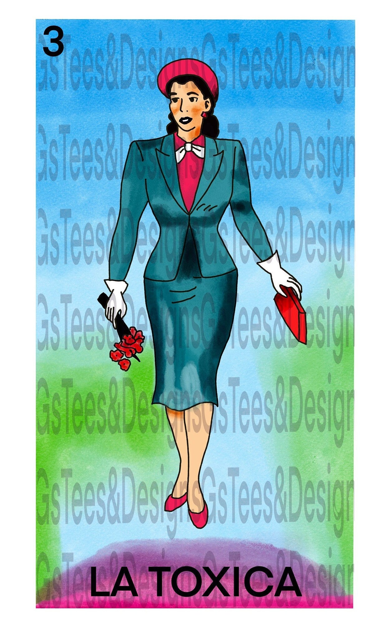 La Toxica and El Marido Loteria Card Png Sublimationtee - Etsy