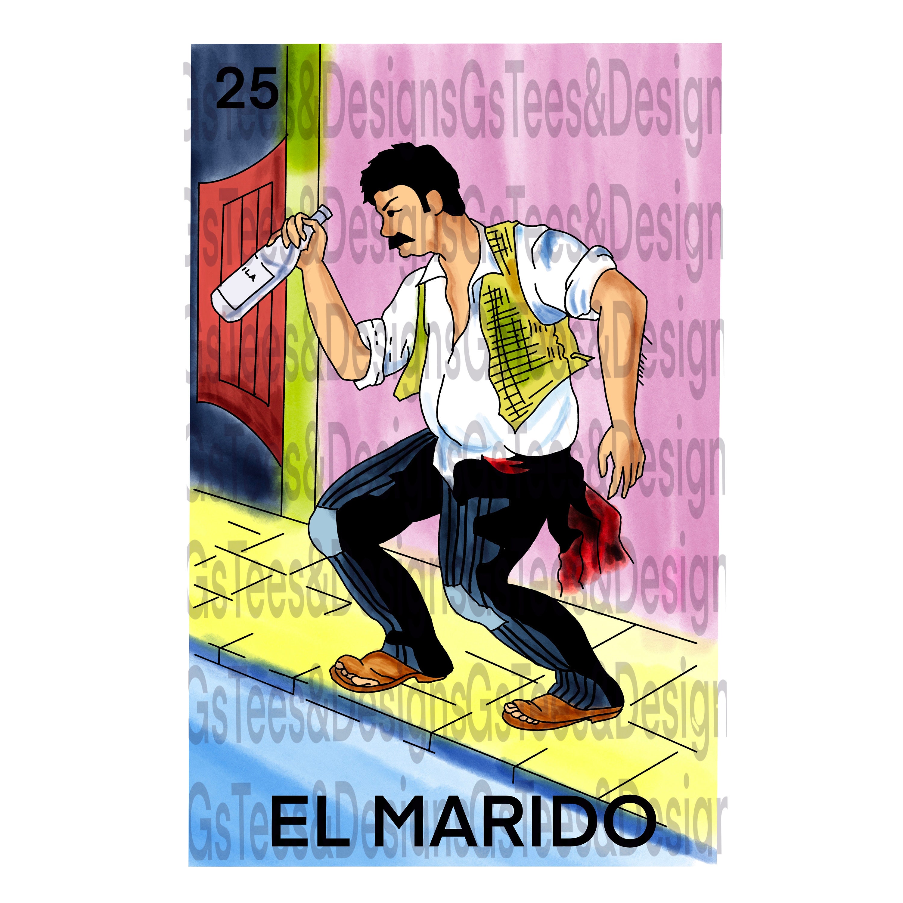 La Toxica and El Marido Loteria Card Png Sublimationtee - Etsy