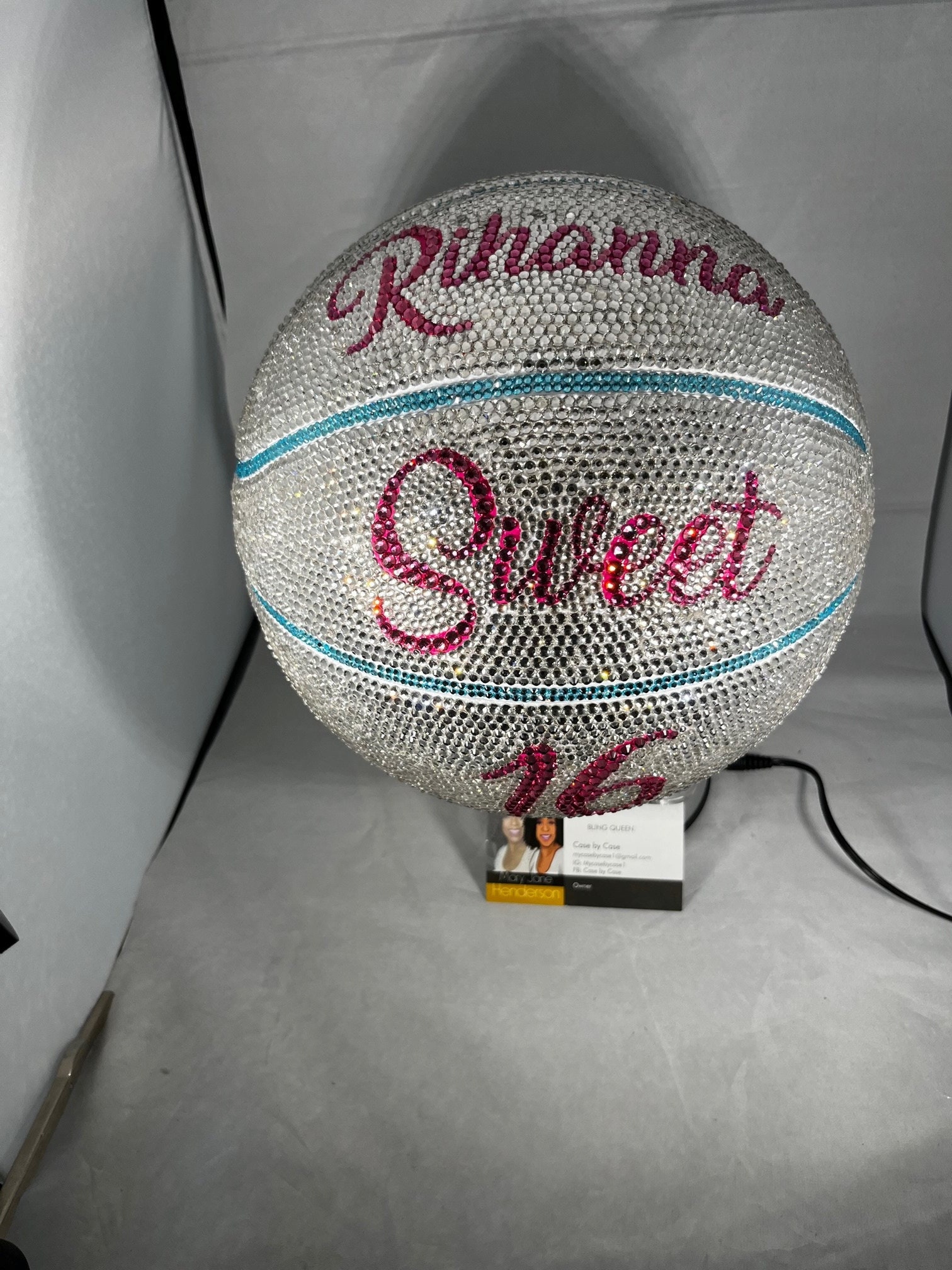 Full Size Blinged Basketball