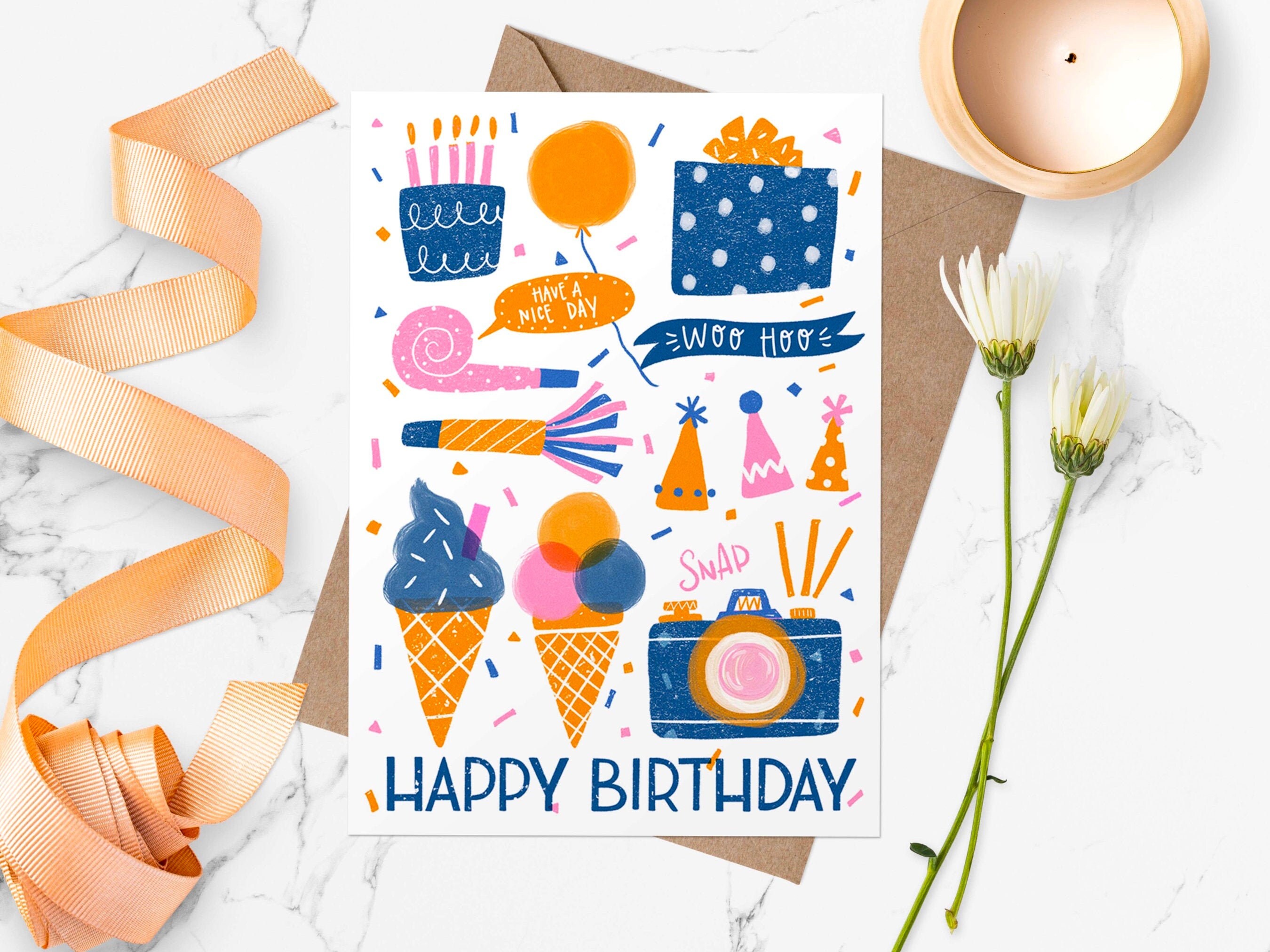 5X7 Birthday Card Template 5X7 Birthday Card Template