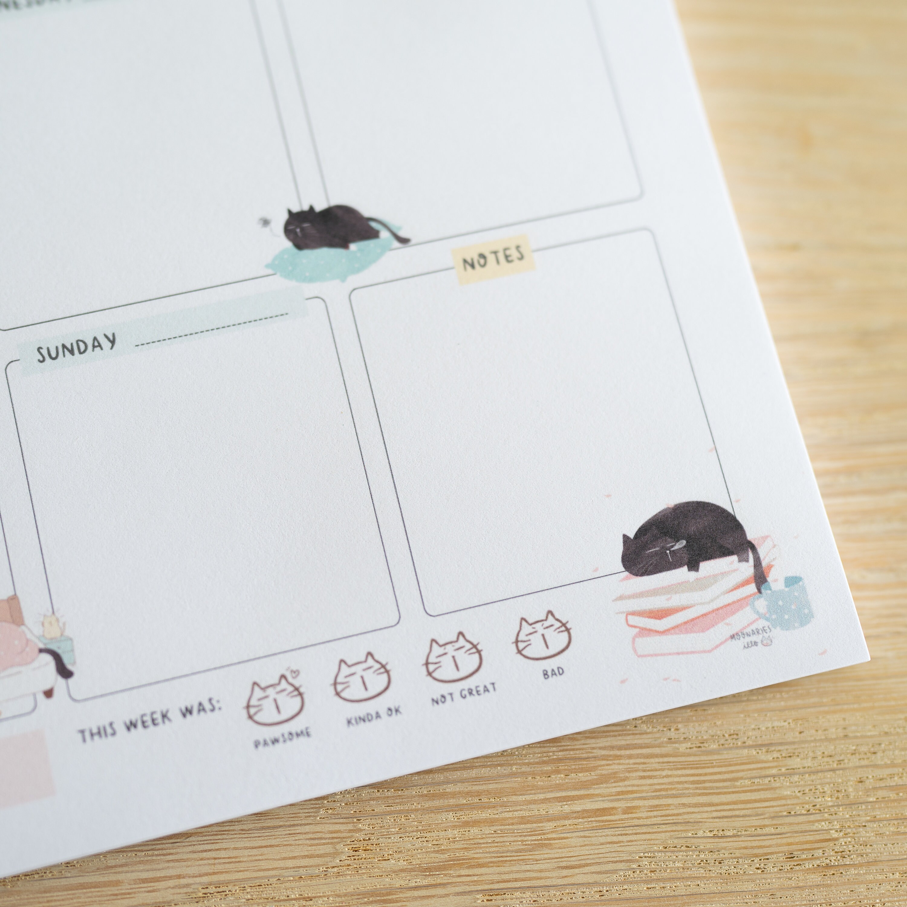 Cat Weekly Planner Printable, Cat To-do List (digital Download) - Etsy
