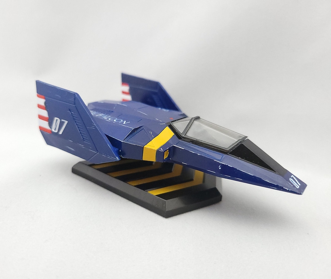 Blue Falcon F-zero GX Handpainted Resin Printed Replica