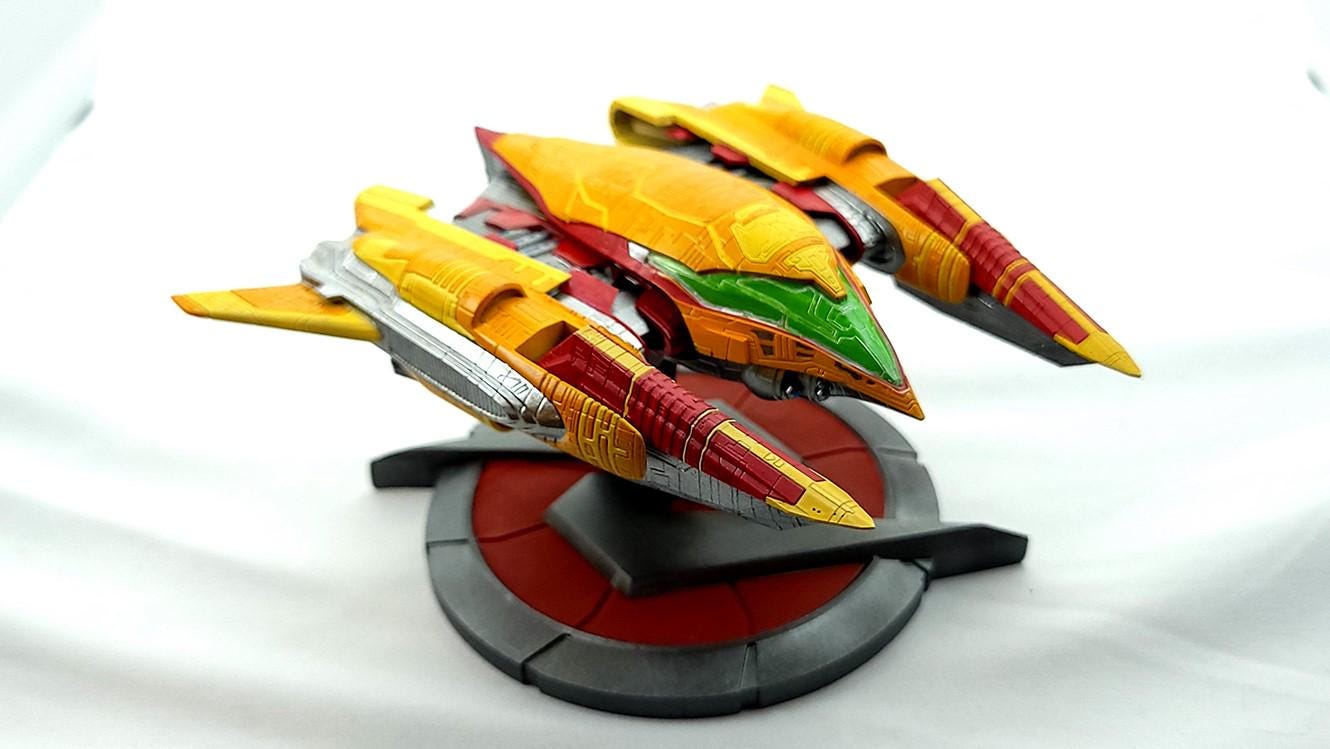 Metroid Gunship, Corruption Version