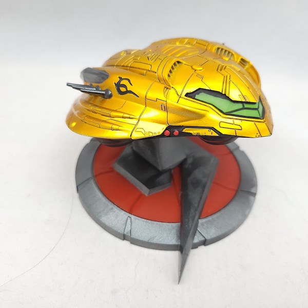 Metroid Gunship, Echoes Custom | Handpainted Resin Printed Replica