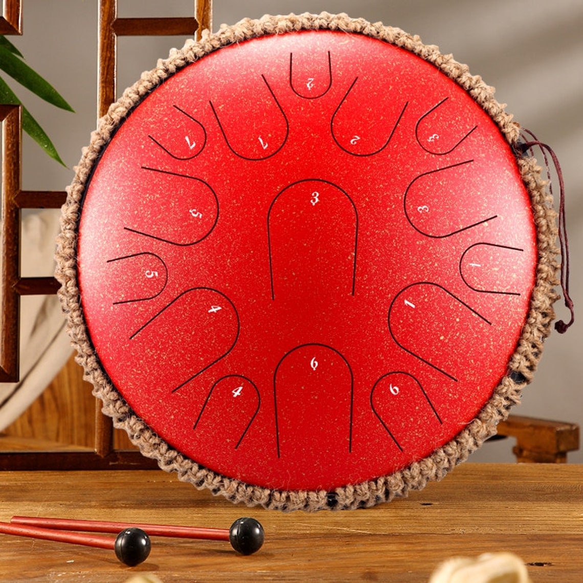 Drum Hand Percussion Instrument for Yoga Meditation Etsy