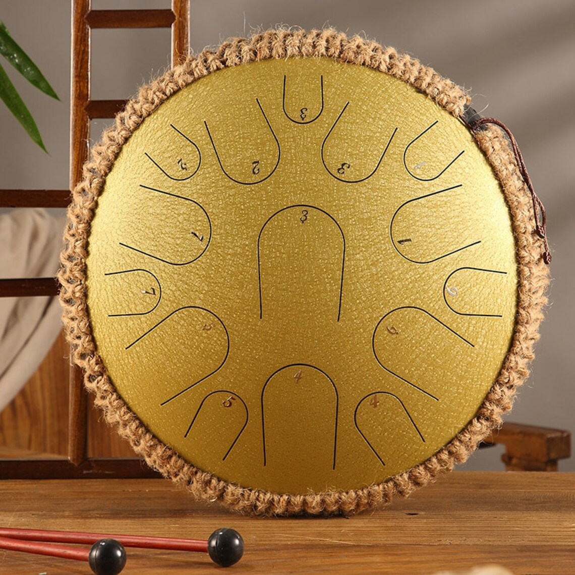 Drum Hand Percussion Instrument for Yoga Meditation Etsy