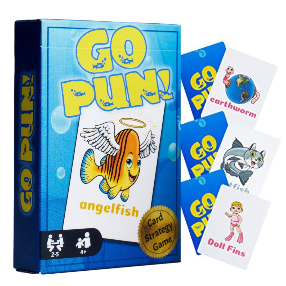 PUN Family Card Game Card Game for Kids Family Card Game Etsy