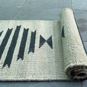 Teppich Läufer aus Hanf Jute