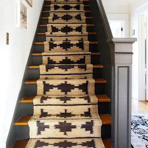 2 x 22 Fuß Schwarz Plus Hanf Treppen Jute Läufer, Boho Wohndekor Treppen Eingangsbereich Jute Läufer, Benutzerdefinierte Größe Große Bodenfläche Teppich, Indische Handgefertigte Teppiche