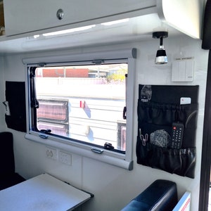 Caravan storage pocket double - Vinyl - Drop Bear Storage, 100% Australian Made