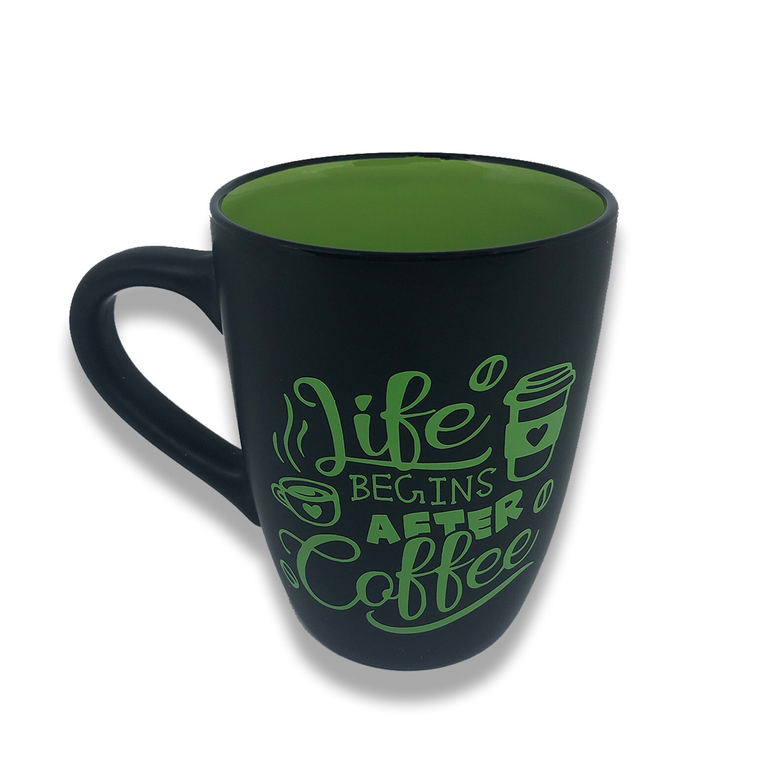 Beautiful Black Custom Coffee Mugs 160z Etsy