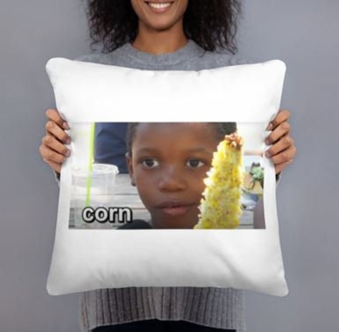 Corn Kid Meme Pillow Etsy