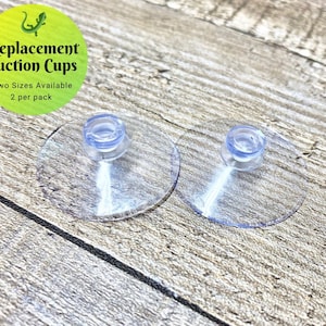Replacement Suction Cups - 2 Per Pack - Two Sizes Available - 45mm - 30mm - Laguna Reptiles
