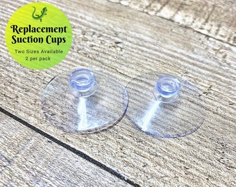Replacement Suction Cups - 2 Per Pack - Two Sizes Available - 45mm - 30mm - Laguna Reptiles