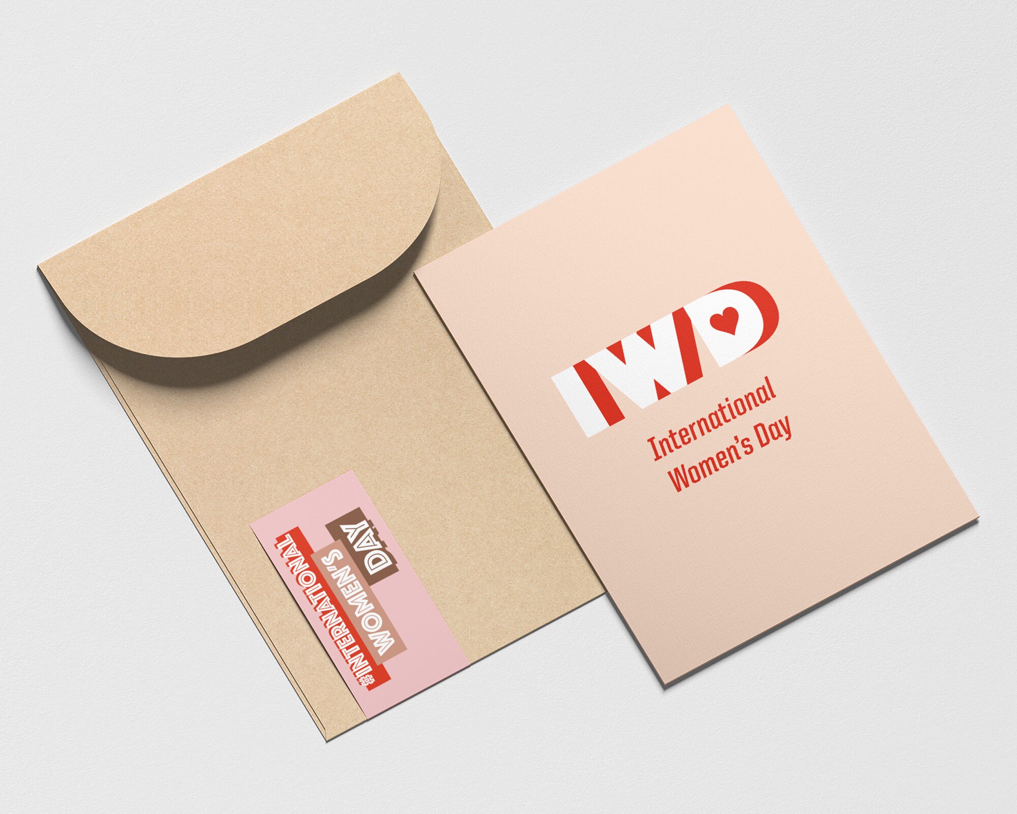 International Women's Day Card Printable, Happy Women's Day Card Set ...