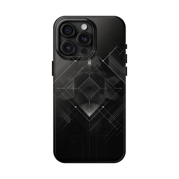 Black Phone Case for iPhone 15 Pro Max, 14, 13, 12, 11, XR