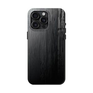 Black Phone Case for iPhone 15 Pro Max, 14, 13, 12, 11, XR