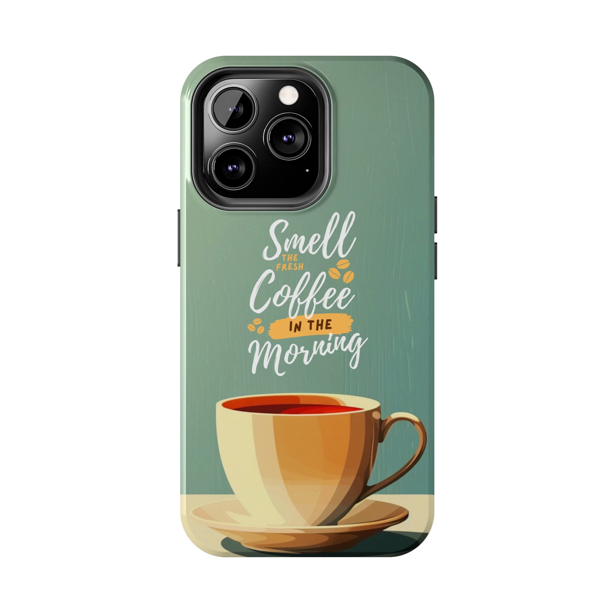 Coffee Lover Phone Case Tough Protective Cover for iPhone 15 Pro