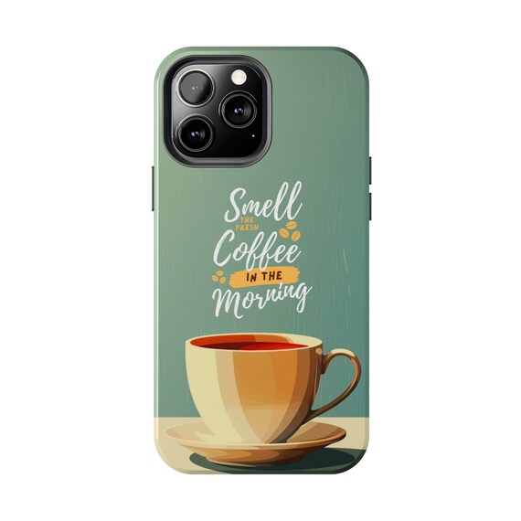 UFOLOGY iPhoneケース good coffee good day Coffee Lover Phone Case Tough Protective Cover for iPhone 15 Pro