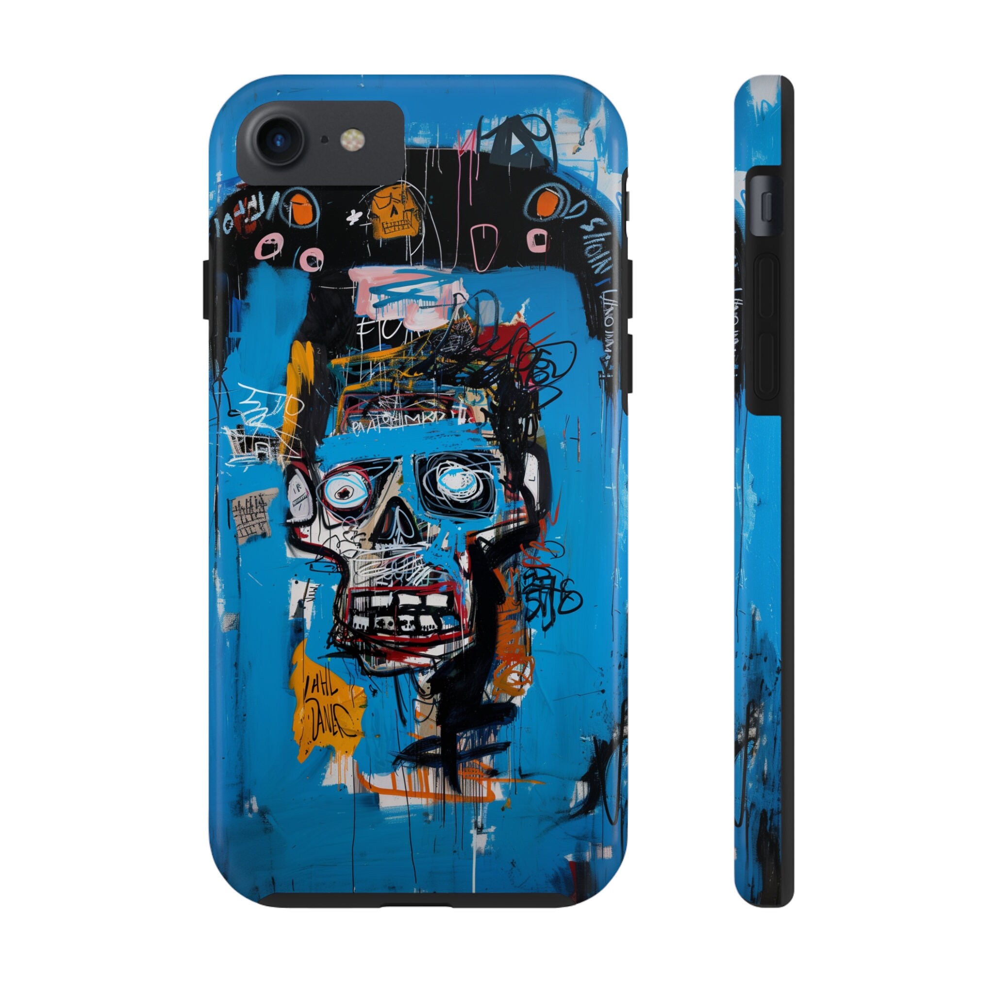 Basquiat Abstract Phone Case for iPhone 15 Pro Max, 14, 13, 12, 11