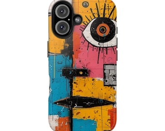 Abstract Art Design Patterns Phone Case Protective Cover for iPhone 16 Pro Max, 15 Plus, 14, 13, 12, 11, XR, 8+, 7, SE