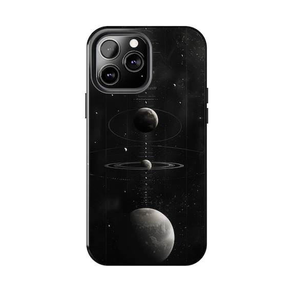 Black Space Phone Case, Astronomy Case, Solar System Planet Design Tough Phone  Case for iPhone 15 Pro Max, 14, 13, 12, 11, XR, 8+, 7, SE - Etsy