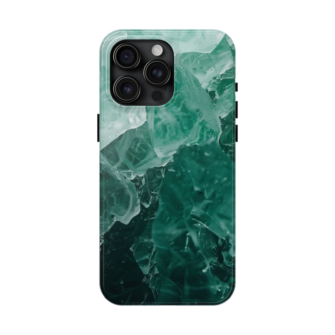Black Ice Phone Case for iPhone 15 Pro Max, 14, 13, 12, 11, XR, 8+, 7