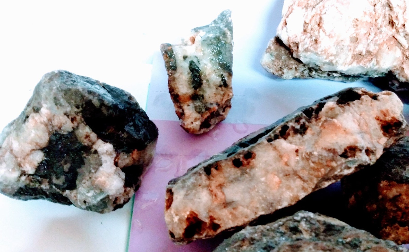 Copper Ore vein Quartz Crystals Huge Mystery Box Full of Etsy