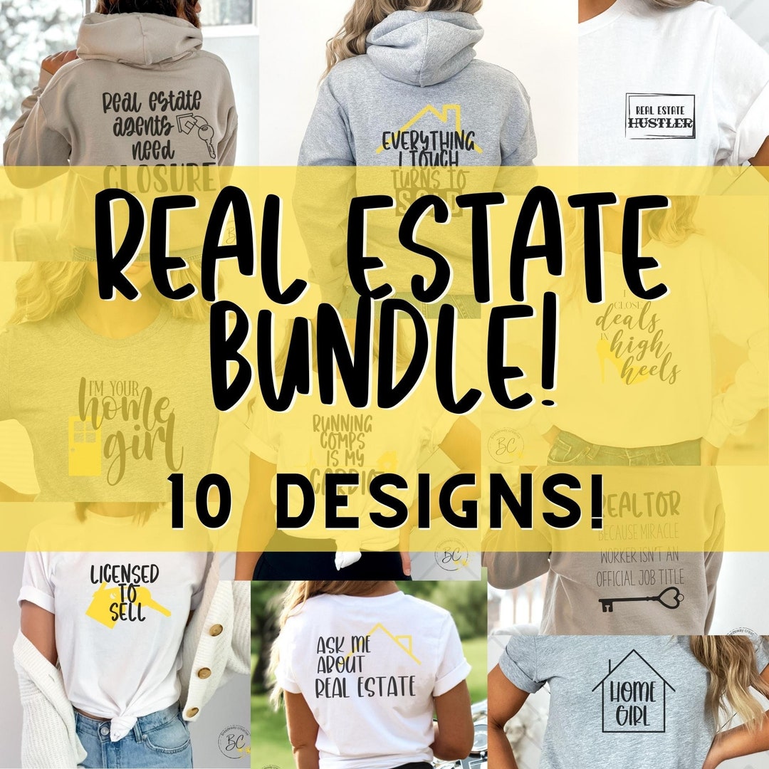 Real Estate Bundle SVG PNG Real Estate Agent SVG Real Estate Quotes Svg