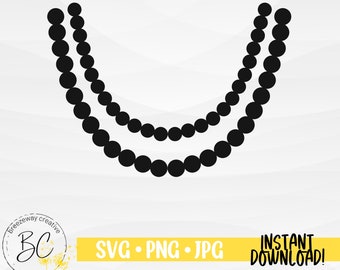 Pearl Necklace SVG Baby Necklace Svg Necklace SVG Onesie - Etsy