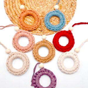 Macrame Wreath Ornament / Christmas Ornament / Holiday decor / Christmas tree decor